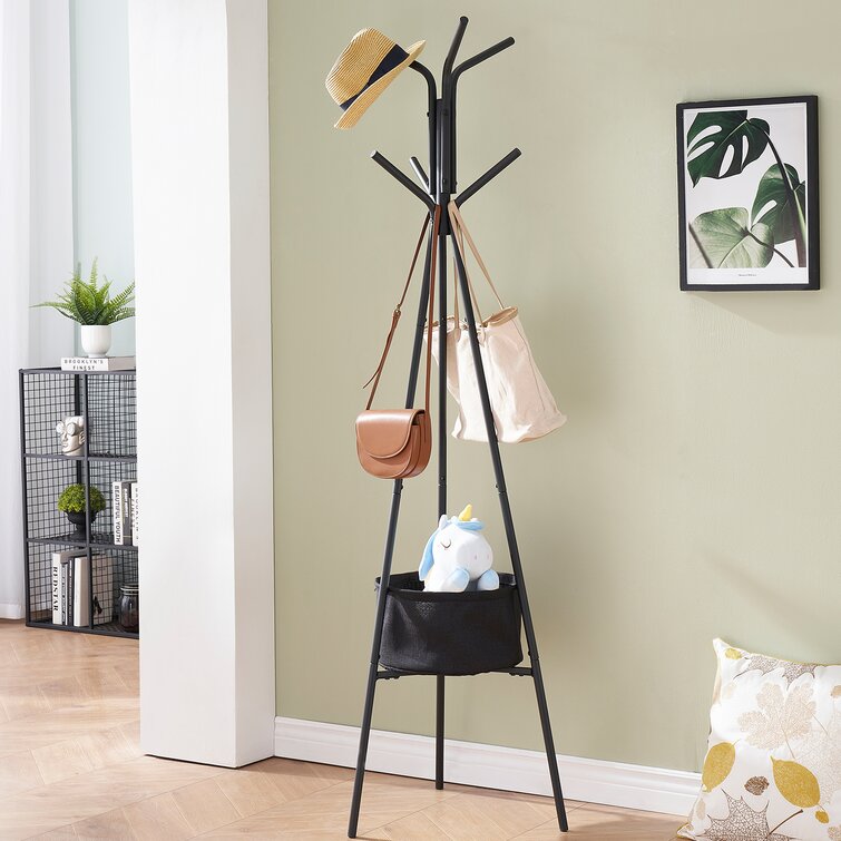 Coat and purse online rack